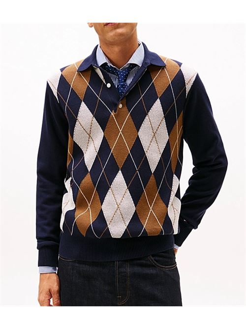 argyle ls rugby Tommy Hilfiger | MW0MW42614DW5.DW5